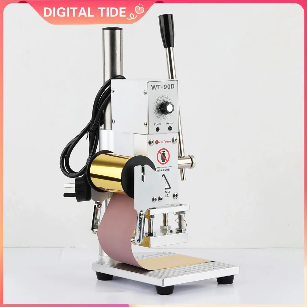 Hot Foil Stamping Bronzing Machine Manual Embossing Pressing Printer With Positioning Slider Holder For PVC Leather Papers
Hot Foil Stamping Bronzing Machine Manual Embossing Pressing Printer With Positioning Slider Holder For PVC Leather Papers
