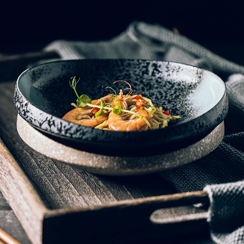 Thick and beautiful plate deep nest ceramic plate creative plate Japanese irregular ceramic plate loading plate restaurant plate
Thick and beautiful plate deep nest ceramic plate creative plate Japanese irregular ceramic plate loading plate restaurant plate
