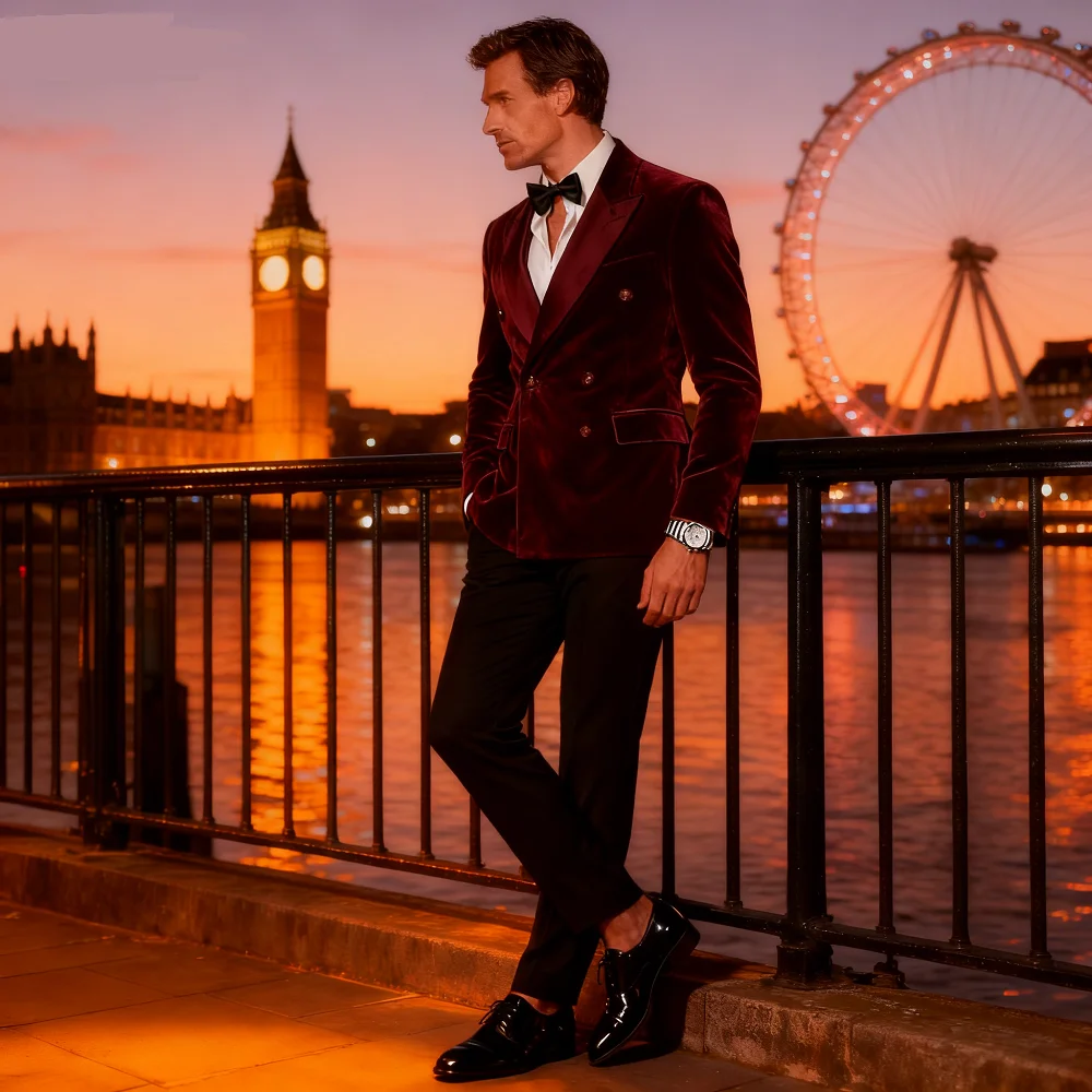 Fashion Burgundy Suit Jacket Shawl Lapel Wedding Jacket Coat Regular Slim Fit Comfortable Double Breasted Suit Blazer Prom Tops
Fashion Burgundy Suit Jacket Shawl Lapel Wedding Jacket Coat Regular Slim Fit Comfortable Double Breasted Suit Blazer Prom Tops