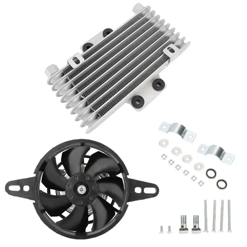 Motorcycle Engine Oil Cooler Fan Cooling Radiator Aluminum 125Ml Universal For Motorcycle Dirt Bike ATV-ABQF
Motorcycle Engine Oil Cooler Fan Cooling Radiator Aluminum 125Ml Universal For Motorcycle Dirt Bike ATV-ABQF