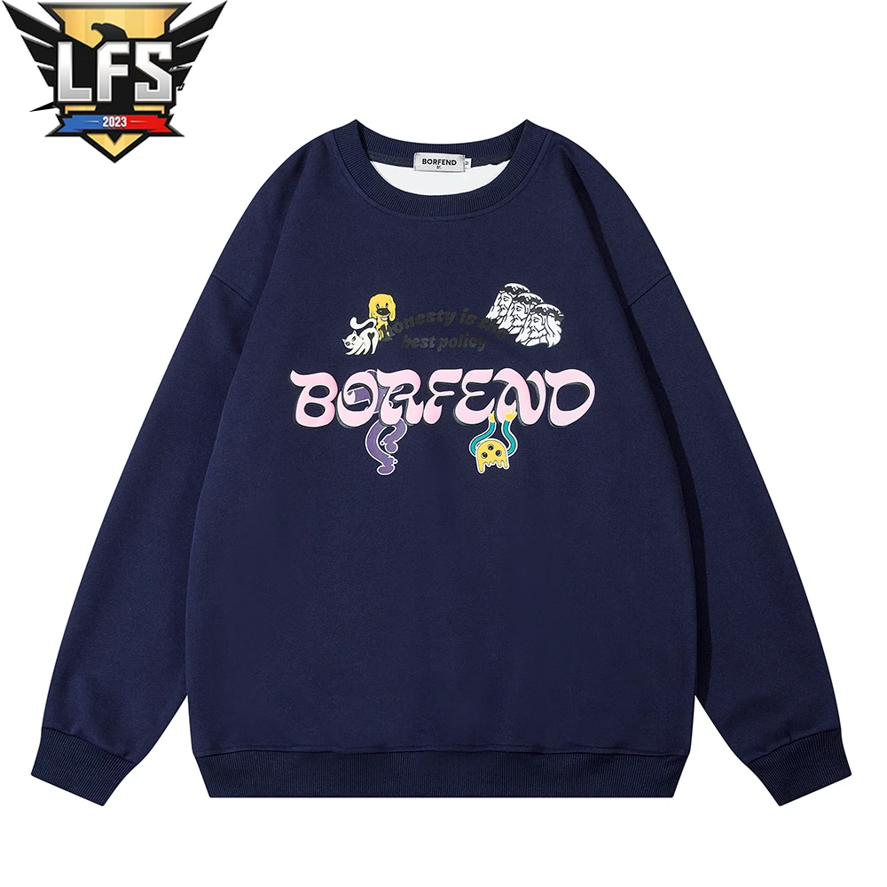Casual Streetwear Cartoon Lovely Dog Cat Graphic Print Oversized Sweatshirts Men Fashion Cotton Long Sleeve Tops Unisex Autumn
Casual Streetwear Cartoon Lovely Dog Cat Graphic Print Oversized Sweatshirts Men Fashion Cotton Long Sleeve Tops Unisex Autumn