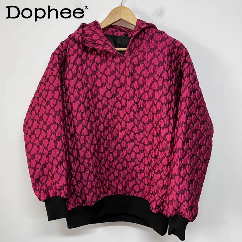 Мужские осенние новые свободные удобные толстовки 2021, модные жаккардовые модные толстовки одного цвета, индивидуальные шикарные топы с капюшоном
Мужские осенние новые свободные удобные толстовки 2021, модные жаккардовые модные толстовки одного цвета, индивидуальные шикарные топы с капюшоном