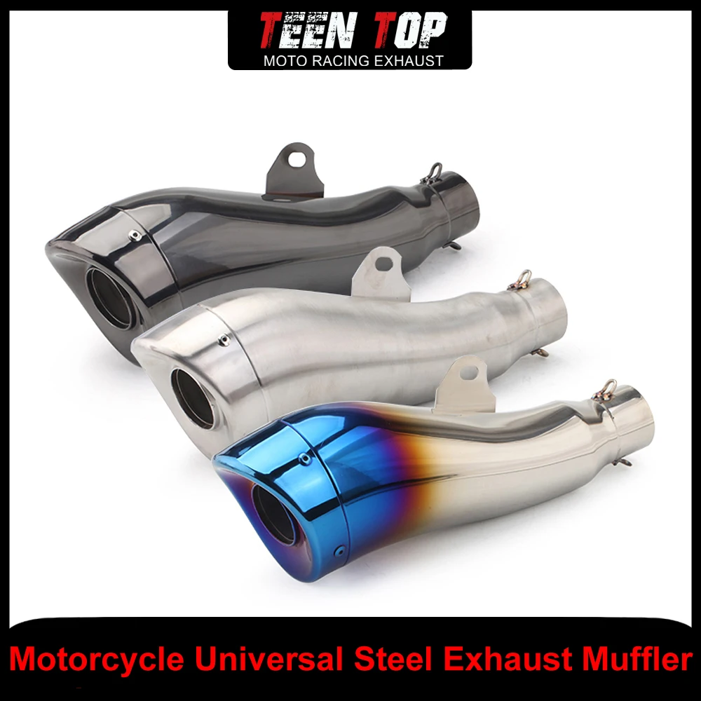 Универсальная выхлопная система для мотоцикла, 51 мм, глушитель для побега Ninja400 GSX250 502C 752S R25 R3, локоть для мотоцикла из нержавеющей стали
Универсальная выхлопная система для мотоцикла, 51 мм, глушитель для побега Ninja400 GSX250 502C 752S R25 R3, локоть для мотоцикла из нержавеющей стали