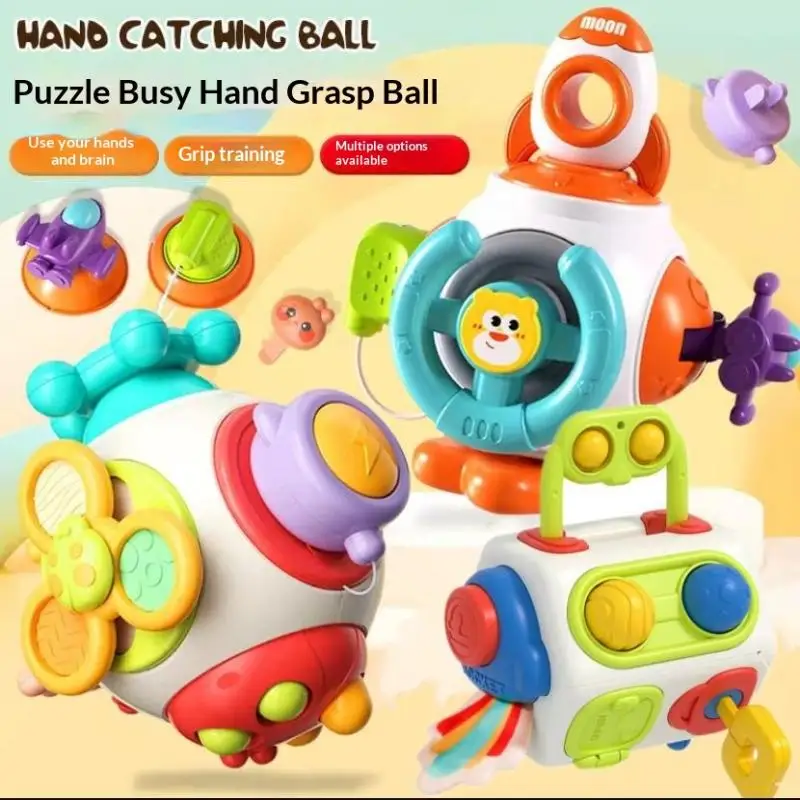 1Pc 6 In 1 Busy Cube Baby Sensory Busy Ball Travel Toy Montessori Tactile Training Educational Toys
1Pc 6 In 1 Busy Cube Baby Sensory Busy Ball Travel Toy Montessori Tactile Training Educational Toys