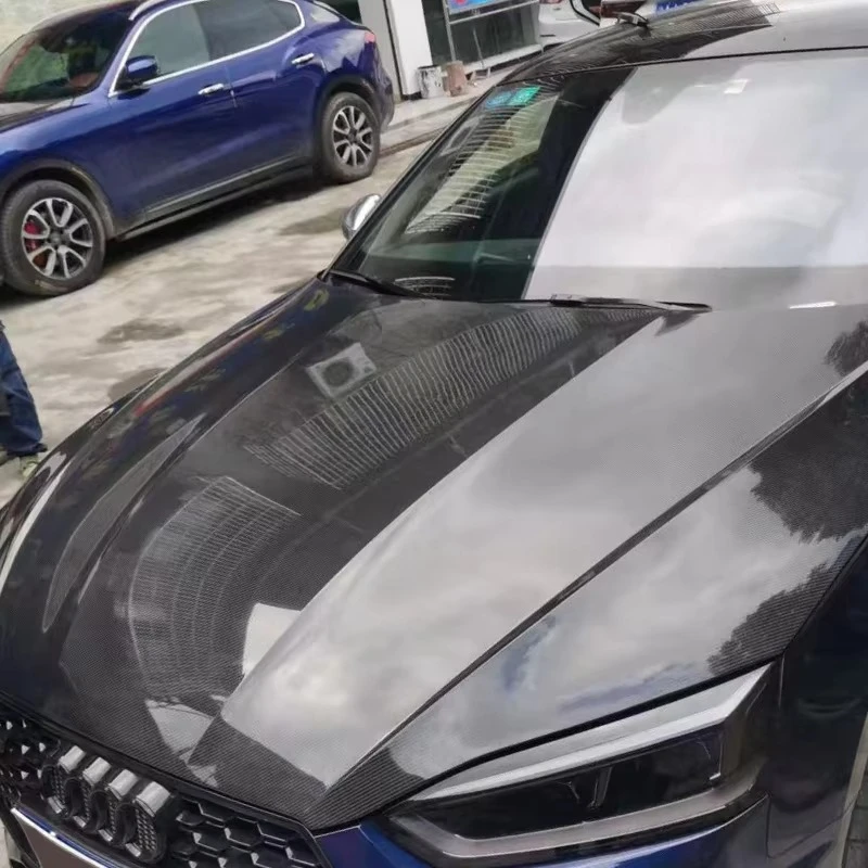 Black Carbon Fiber Engine Hood for A5 2017-2024 Bolt-On Installation New Condition 1 Year Warranty
Black Carbon Fiber Engine Hood for A5 2017-2024 Bolt-On Installation New Condition 1 Year Warranty