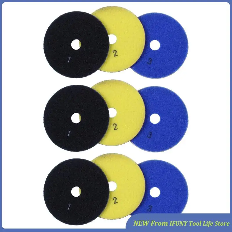 9 Pieces 100Mm Diamond Flexible Wet & Dry Polishing Pads 3 Step Floor Polish For Stone Marble Tile New
9 Pieces 100Mm Diamond Flexible Wet & Dry Polishing Pads 3 Step Floor Polish For Stone Marble Tile New