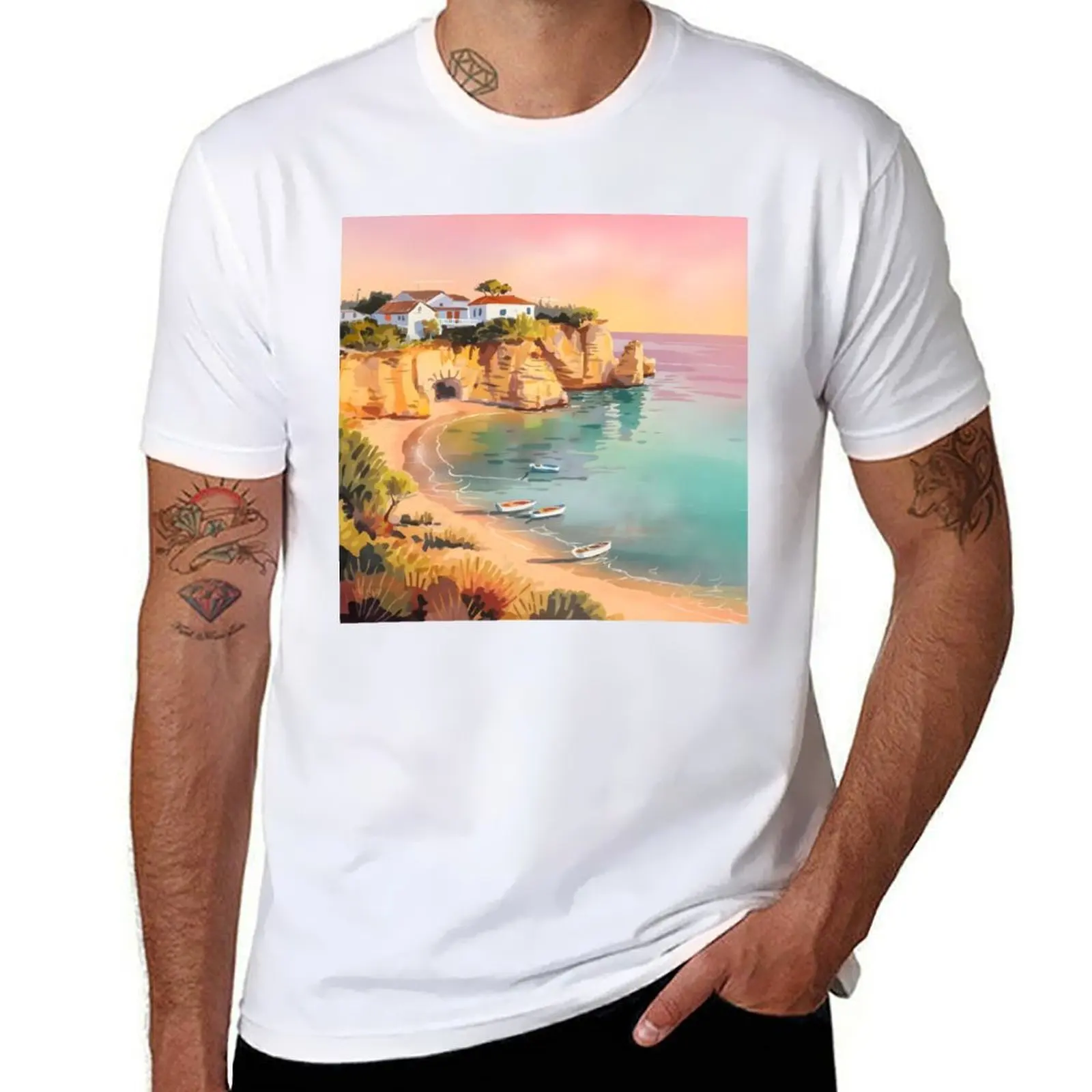 Praia do Carvoeiro: Golden Cliffs of the Algarve T-Shirt t shirt man designer funny t shirts dark humor T-Shirt
Praia do Carvoeiro: Golden Cliffs of the Algarve T-Shirt t shirt man designer funny t shirts dark humor T-Shirt