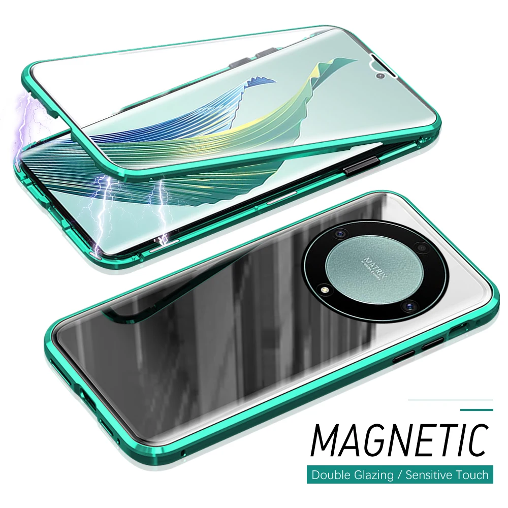 Чехол для Honor Magic 5 Magic 6 Lite 5G 360 ° Магнитный флип-двусторонний защитный стеклянный чехол на Magic 6 5 Light Magic 6Lite
Чехол для Honor Magic 5 Magic 6 Lite 5G 360 ° Магнитный флип-двусторонний защитный стеклянный чехол на Magic 6 5 Light Magic 6Lite