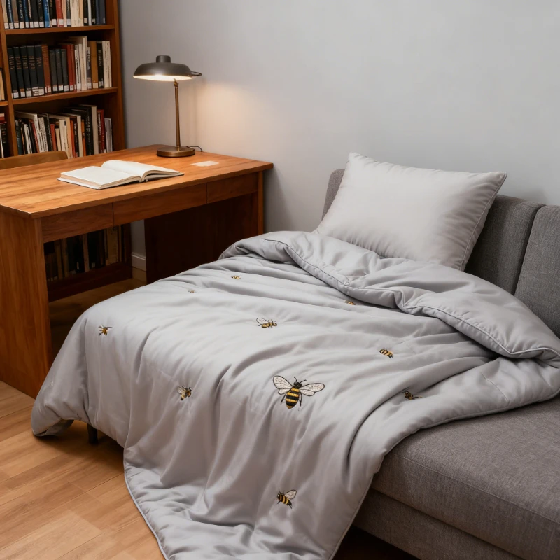 Eco-Friendly Fiber Filled Comforter Queen Size Hotel Collection All Season Embroidery Bedding for Winter Warmth and Home Decor
Eco-Friendly Fiber Filled Comforter Queen Size Hotel Collection All Season Embroidery Bedding for Winter Warmth and Home Decor