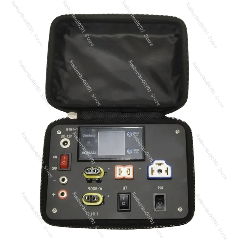 Portable LED Car Light Parameter Test Box Car Modification Testing Instrument Mini Car Light Portable Tester 9-24V Adjustable