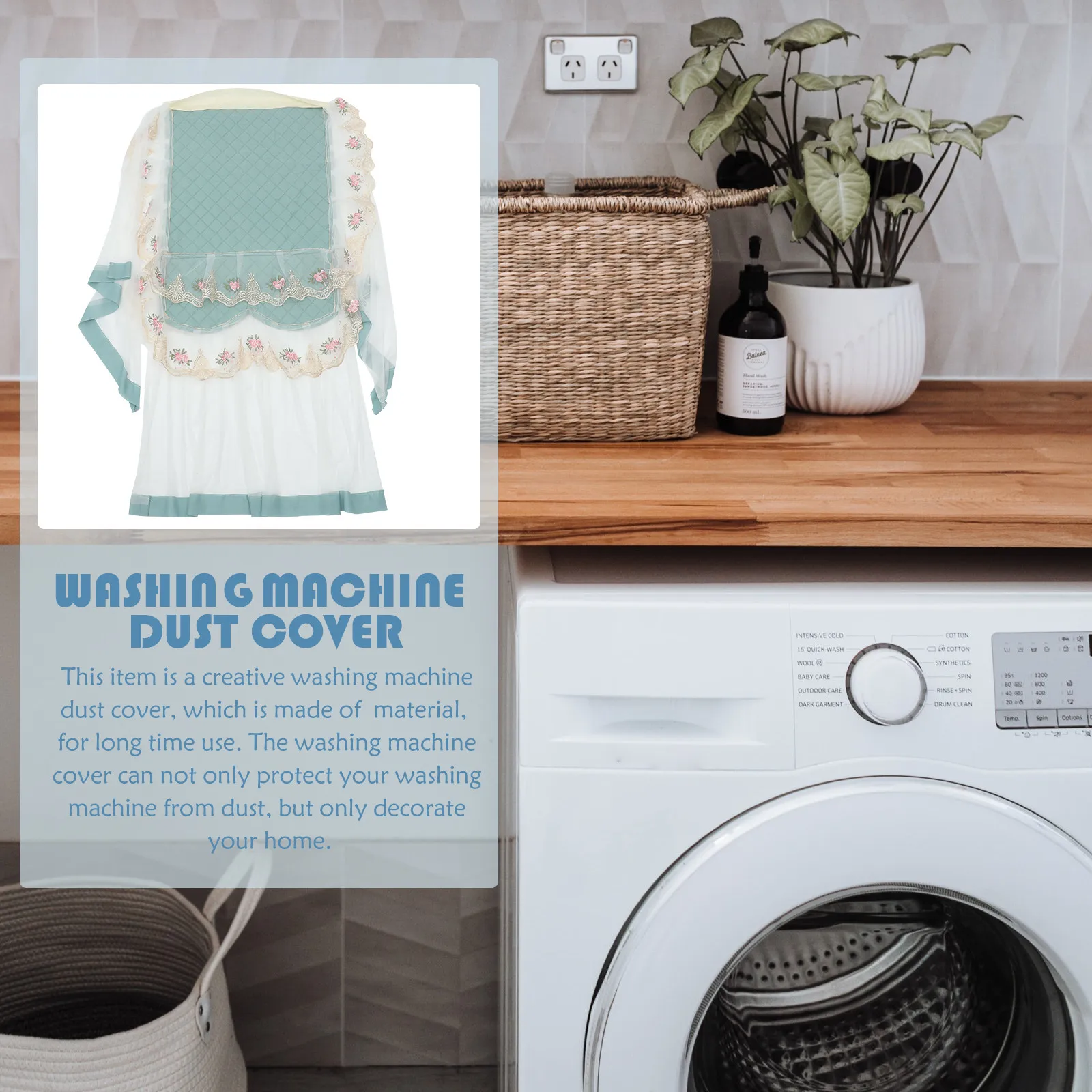 Элегантный чехол для стиральной машины, пылезащитный и солнцезащитный, для стиральной машины, холодильника, прачечной, декоративный, практичный.
Элегантный чехол для стиральной машины, пылезащитный и солнцезащитный, для стиральной машины, холодильника, прачечной, декоративный, практичный.