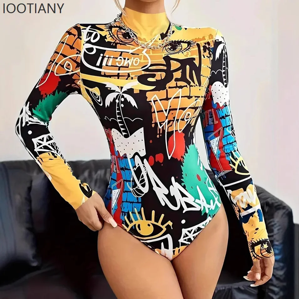 Women's 3d Digital Printing Long-sleeved Tight Swimsuit One-piece Carnival Holiday Swimsuit High-cut Beach Role-playing Costume
Women's 3d Digital Printing Long-sleeved Tight Swimsuit One-piece Carnival Holiday Swimsuit High-cut Beach Role-playing Costume