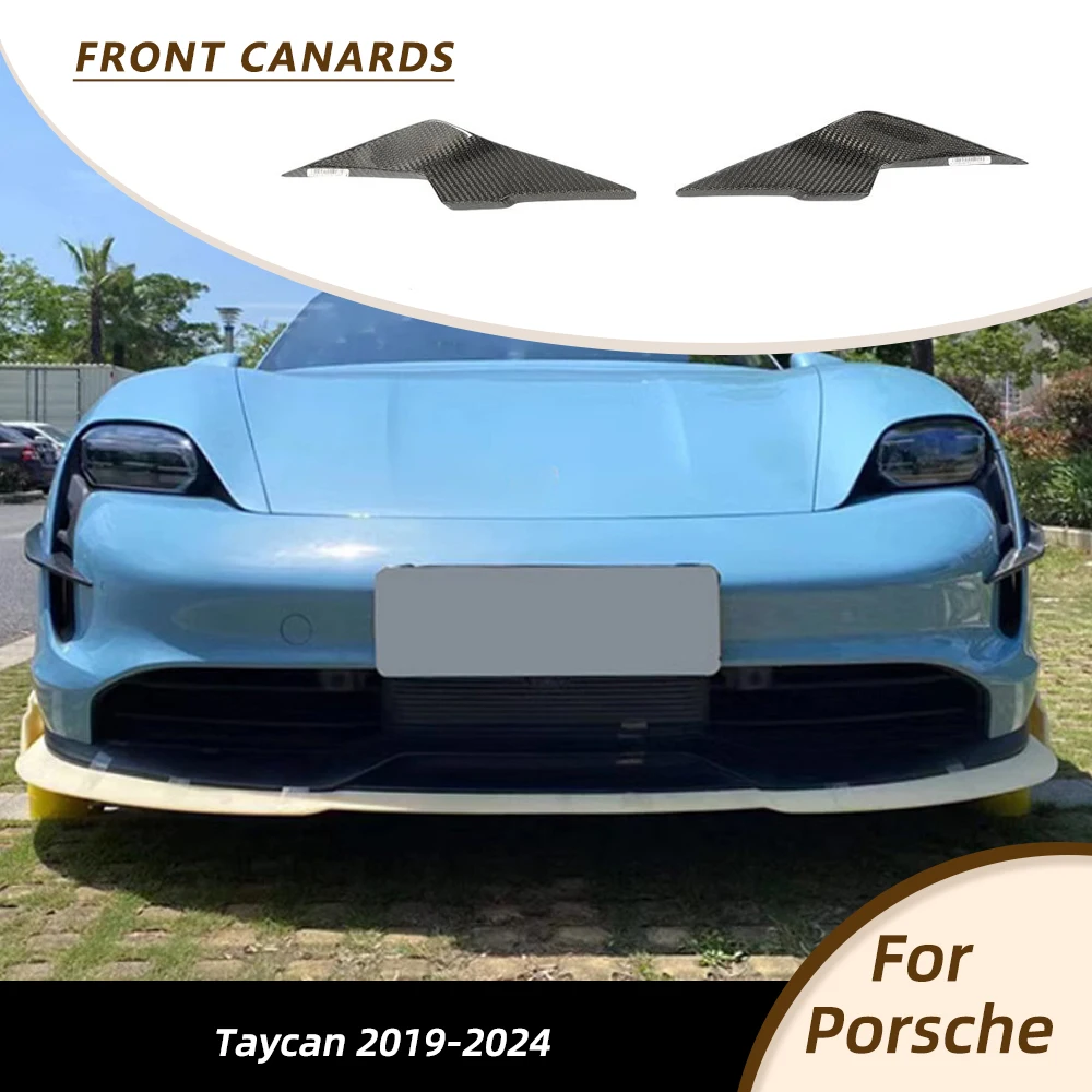 Car Front Bumper Canards for Porsche Taycan Turbo S 2019-2024 Car Racing Body Kits Front Chin Lip Spoiler Splitters Carbon Fiber
Car Front Bumper Canards for Porsche Taycan Turbo S 2019-2024 Car Racing Body Kits Front Chin Lip Spoiler Splitters Carbon Fiber