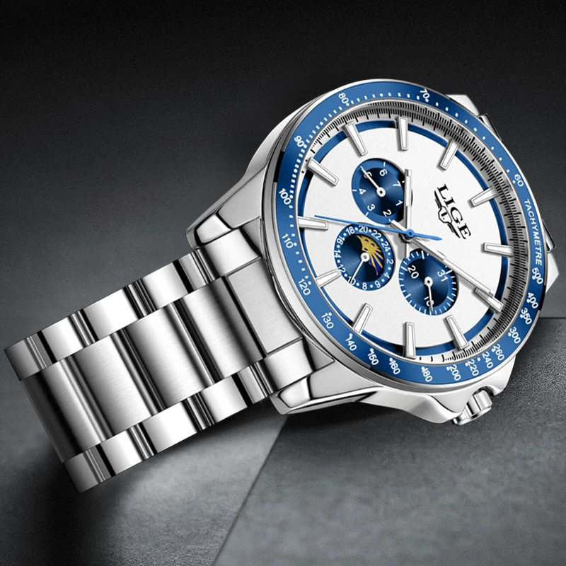 2026 LIGE New Luxury Mens Watch Fashion Business Quartz Wristwatch Sport Waterproof Luminous Steel Watches Men Couple Gift Reloj
2026 LIGE New Luxury Mens Watch Fashion Business Quartz Wristwatch Sport Waterproof Luminous Steel Watches Men Couple Gift Reloj