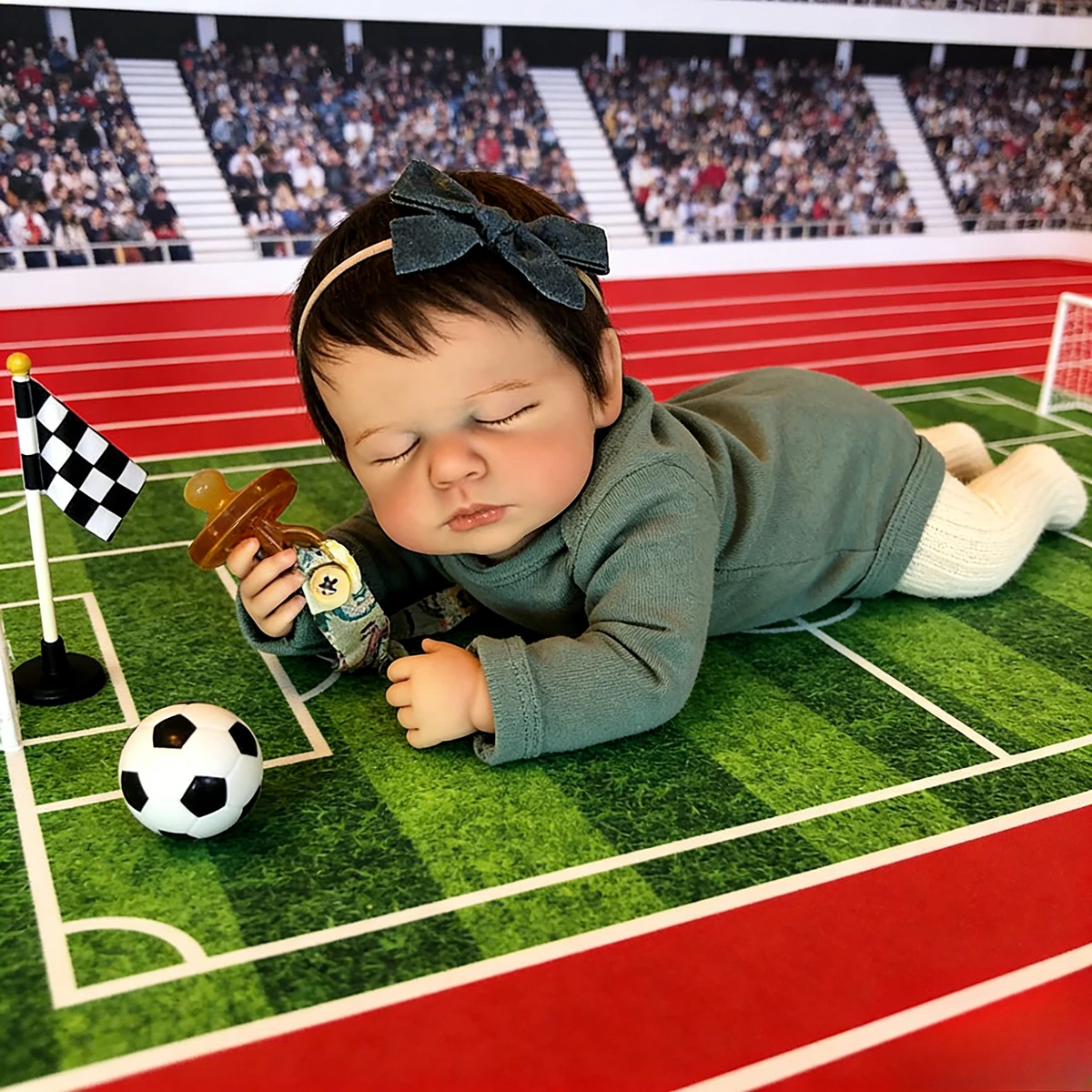 49cm Lifelike Reborn Baby Doll LouLou with Full Vinyl Body Hand-Rooted Hair And 3D Skin Visible Veins Realistic Doll for Girls
49cm Lifelike Reborn Baby Doll LouLou with Full Vinyl Body Hand-Rooted Hair And 3D Skin Visible Veins Realistic Doll for Girls