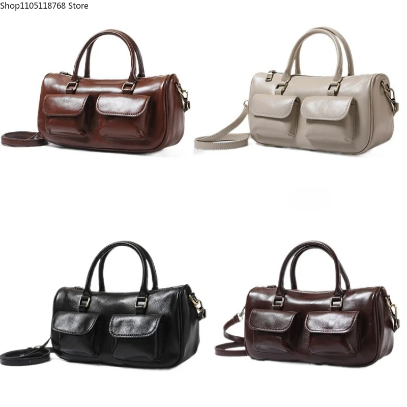 Genuine Leather Woman Shoulder Bag Handbags Crossbody Bags Luxury Designer Minimalism Vintage Bag
Genuine Leather Woman Shoulder Bag Handbags Crossbody Bags Luxury Designer Minimalism Vintage Bag