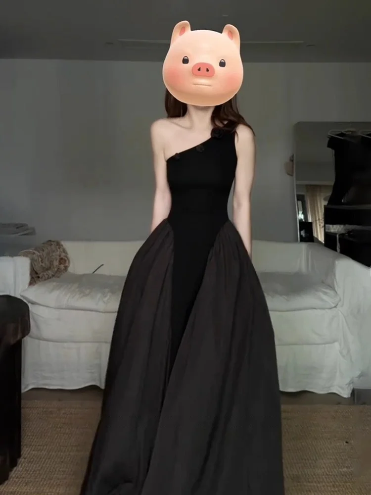 Syxatn N13 Hepburn Style Slim Fit A-Line Dress Women's Sleeveless Gown Elegant Waist-Cinching Strapless Summer Long Dress
Syxatn N13 Hepburn Style Slim Fit A-Line Dress Women's Sleeveless Gown Elegant Waist-Cinching Strapless Summer Long Dress