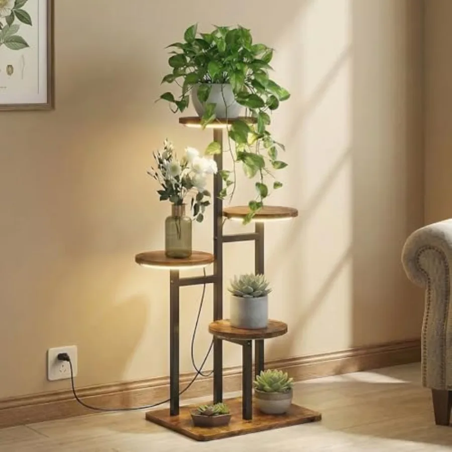 Plant Stand Indoor with Grow Light, Tiered Plant Stands for Indoor Plants Multiple, Corner Flower Stand for Living Room, Multi-
Plant Stand Indoor with Grow Light, Tiered Plant Stands for Indoor Plants Multiple, Corner Flower Stand for Living Room, Multi-