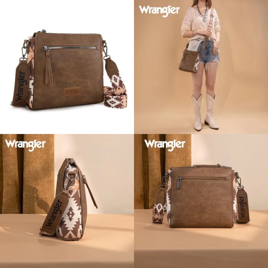 Wrangler Aztec Crossbody Purse Medium Shoulder Bags for Women Western Handbag with Guitar Strap
Wrangler Aztec Crossbody Purse Medium Shoulder Bags for Women Western Handbag with Guitar Strap
