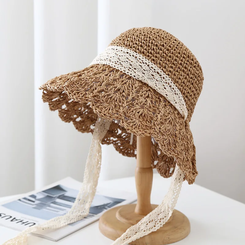 Summer Outing Sun Hat for Women Wide Brim Beach Straw Hats Woman Flat Brom Bowknot Uv Protection Panama Hat
Summer Outing Sun Hat for Women Wide Brim Beach Straw Hats Woman Flat Brom Bowknot Uv Protection Panama Hat