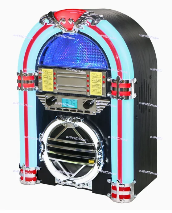 American Version Vintage Bluetooth CD Jukebox Jukebox Speaker Led Color Changing Light Audio Restaurant Decoration
American Version Vintage Bluetooth CD Jukebox Jukebox Speaker Led Color Changing Light Audio Restaurant Decoration