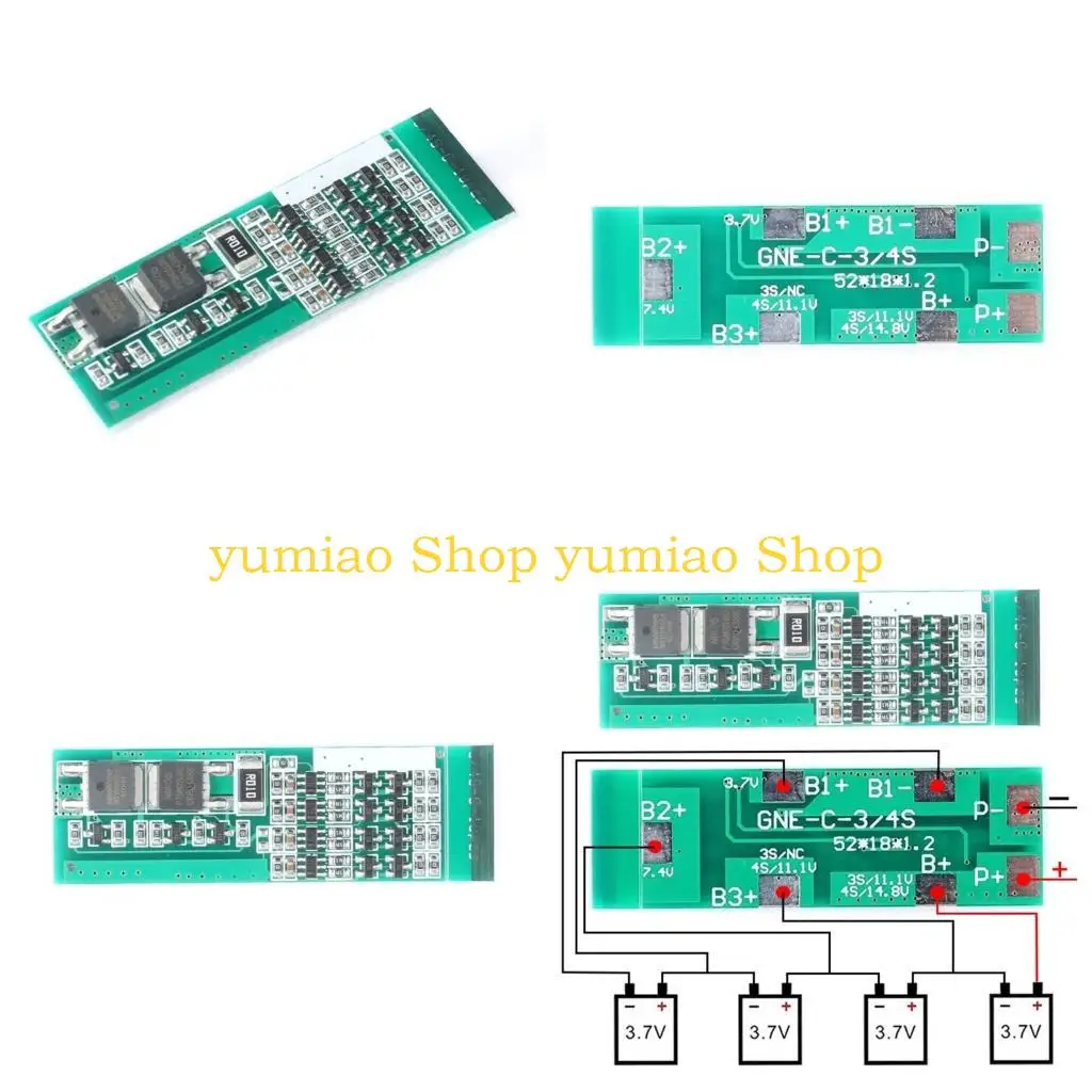 587B 4S 8A Lithium Battery Protective Board Battery Charging Board Connector Circuit
587B 4S 8A Lithium Battery Protective Board Battery Charging Board Connector Circuit