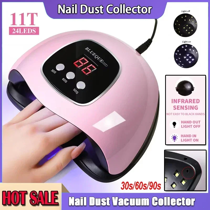 Nail UV Dryer Machine Professional 24 LED UV Manicure Lamp Nail Lamp Home Use For Drying Polish Varnish With USB Cable
Nail UV Dryer Machine Professional 24 LED UV Manicure Lamp Nail Lamp Home Use For Drying Polish Varnish With USB Cable