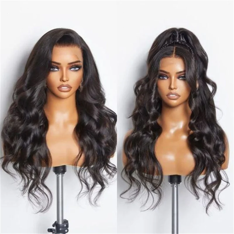 26“ 180Density Natural Black Soft Long Body Wave Lace Front Wig For Black Women Babyhair Preplucked Heat Resistant Glueless
26“ 180Density Natural Black Soft Long Body Wave Lace Front Wig For Black Women Babyhair Preplucked Heat Resistant Glueless