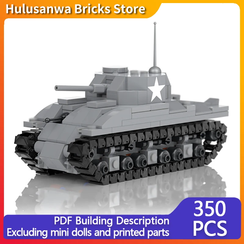 M4A1 Military Tank Model MOC Building Bricks War Equipment Modular Technology Gifts Holiday Assemble Children Toys Suit
M4A1 Military Tank Model MOC Building Bricks War Equipment Modular Technology Gifts Holiday Assemble Children Toys Suit