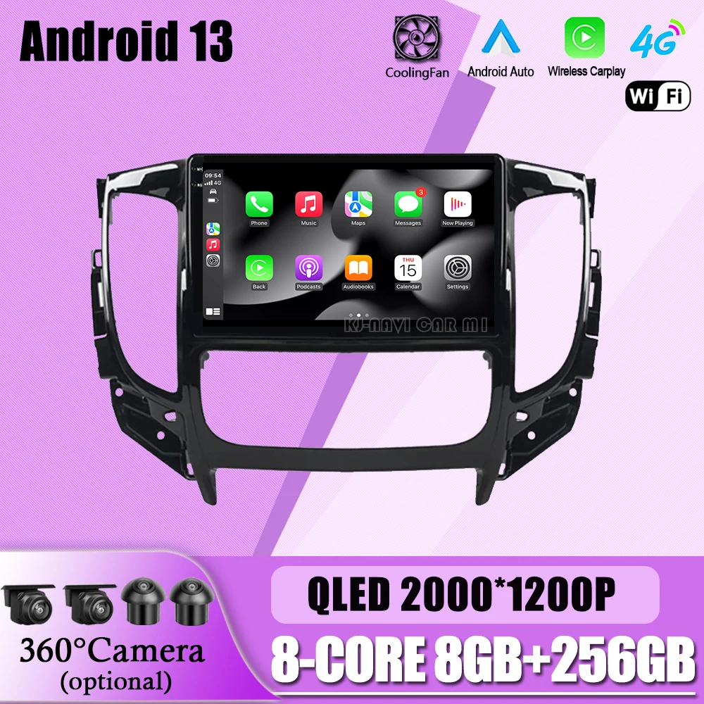 Android 13 For Mitsubishi Pajero Sport 3 L200 5 Triton 3 2015 - 2019 Car Radio Multimedia Player Navigation GPS Carplay DSP
Android 13 For Mitsubishi Pajero Sport 3 L200 5 Triton 3 2015 - 2019 Car Radio Multimedia Player Navigation GPS Carplay DSP