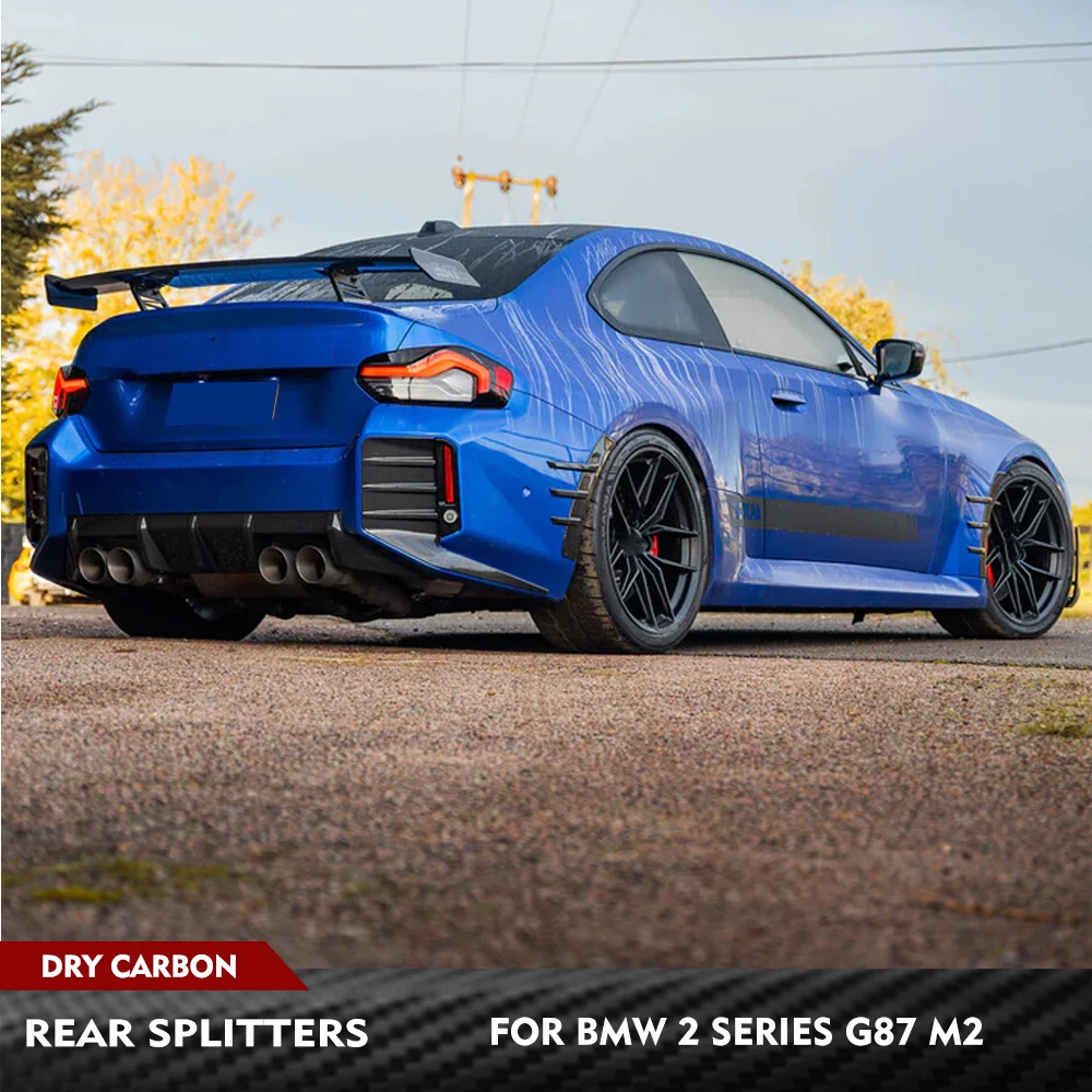 For BWM 2 Series G87 M2 Coupe 2022UP Car Rear Bumper Canards Side Vent Trims Real Carbon Fiber Car Rear Bumper Canards Spliters
For BWM 2 Series G87 M2 Coupe 2022UP Car Rear Bumper Canards Side Vent Trims Real Carbon Fiber Car Rear Bumper Canards Spliters