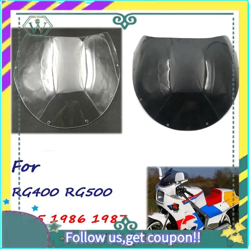 Upgraded For Suzuki RG400 RG500 Gamma Motorcycle Windshield Windscreen Front Deflector Wind Screen Parts Component 1985-1987 Bla
Upgraded For Suzuki RG400 RG500 Gamma Motorcycle Windshield Windscreen Front Deflector Wind Screen Parts Component 1985-1987 Bla
