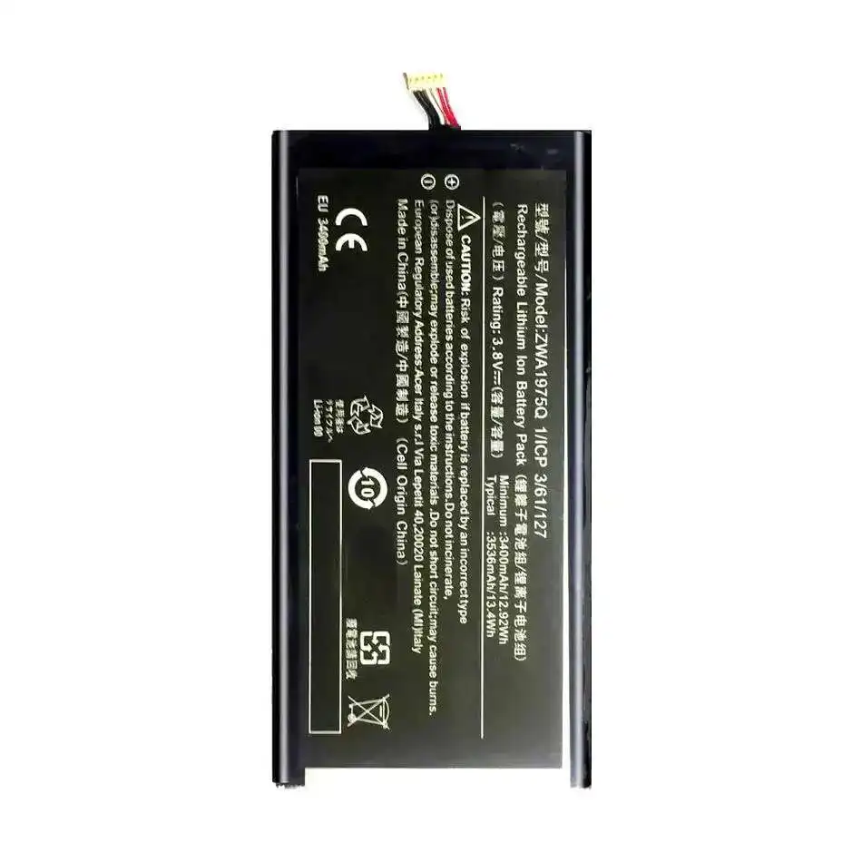 ZWA1975Q For Acer Iconia Tab 7 A1-713 A1-713HD A1 713 Environmentally Friendly Fast Charging Tablet Battery 3536mAh
ZWA1975Q For Acer Iconia Tab 7 A1-713 A1-713HD A1 713 Environmentally Friendly Fast Charging Tablet Battery 3536mAh