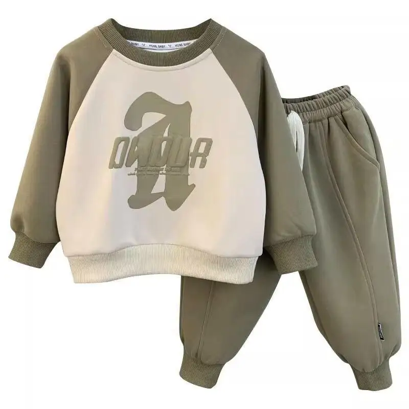 2PCS Set Clothing Stitch Hoodies Boys Casual Long-Sleeves Sweatshirt+Long Pants Sets For 2-11 Years Kids Autumn Winter Clothes
2PCS Set Clothing Stitch Hoodies Boys Casual Long-Sleeves Sweatshirt+Long Pants Sets For 2-11 Years Kids Autumn Winter Clothes
