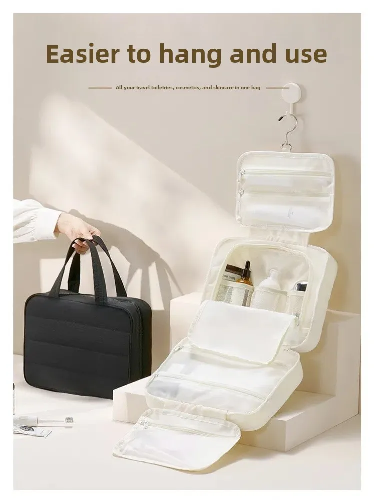 Large Capacity Hanging Makeup Bag Portable Travel Toiletry Bag New Waterproof Storage Bag for Skin Care Products And Brushes
Large Capacity Hanging Makeup Bag Portable Travel Toiletry Bag New Waterproof Storage Bag for Skin Care Products And Brushes