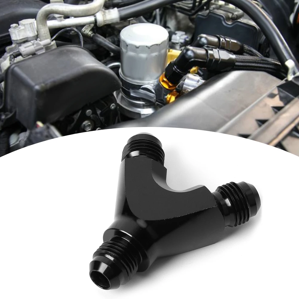 3-Way Adapter 3-Way Fitting AN6 Male Connector Aluminum Alloy 3-Way Fitting Adapter Y Type AN6 6AN Male to 2X AN6 6AN Male Black
3-Way Adapter 3-Way Fitting AN6 Male Connector Aluminum Alloy 3-Way Fitting Adapter Y Type AN6 6AN Male to 2X AN6 6AN Male Black