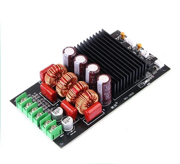 TPA3255 2*300W Audio Amplifier 2.0 Channels High Power 300W + 300W HIFI Digital Stereo Class-D Amplifiers Board
TPA3255 2*300W Audio Amplifier 2.0 Channels High Power 300W + 300W HIFI Digital Stereo Class-D Amplifiers Board