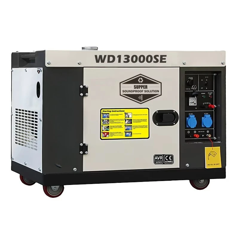Brand New 13kVA Silent Portable Generator 50hz/60hz air Cooled 3000rpm/3600rpm Generator for Sale
Brand New 13kVA Silent Portable Generator 50hz/60hz air Cooled 3000rpm/3600rpm Generator for Sale