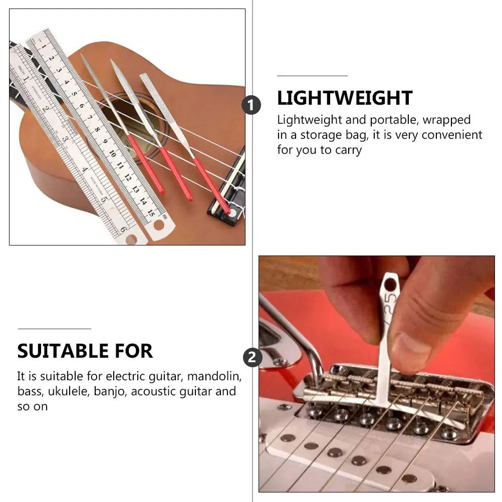 1Set Guitar Repair Kit Lightweight Portable Maintenance Tools for String Changing and Instrument Care Accessory Set
1Set Guitar Repair Kit Lightweight Portable Maintenance Tools for String Changing and Instrument Care Accessory Set