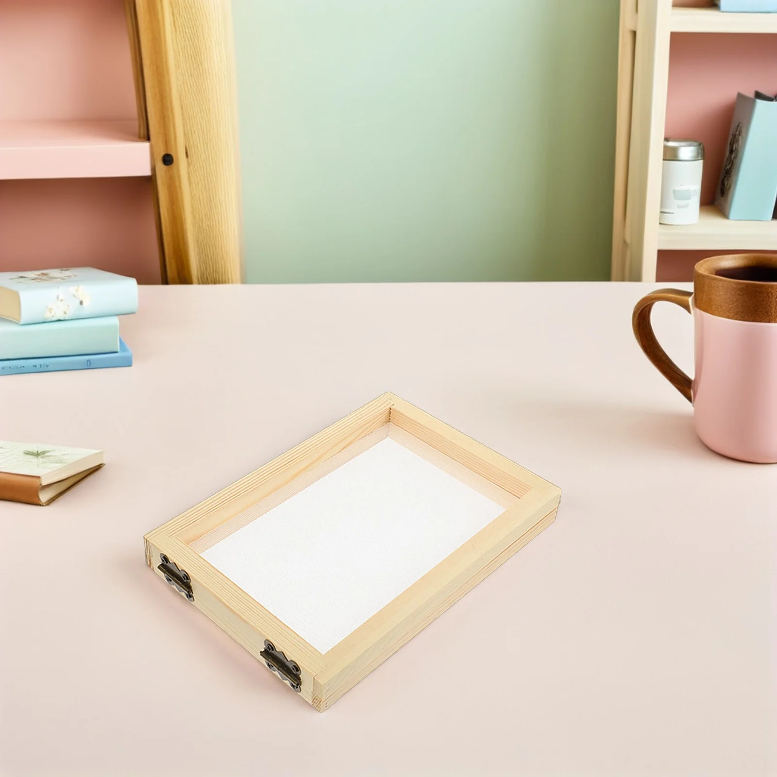 4pcs Making Diy Screen Handmade Paper Craft Kit Kids Educational Wood Frame Wood Paper Frame Students Science Tool Environmental
4pcs Making Diy Screen Handmade Paper Craft Kit Kids Educational Wood Frame Wood Paper Frame Students Science Tool Environmental