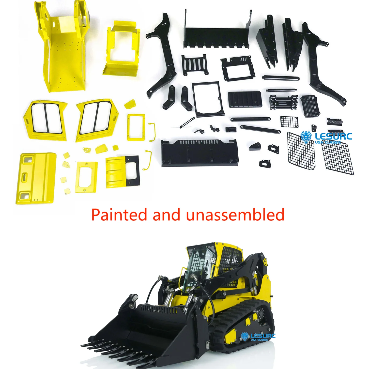 LESU Metal 1/14 RC Hydraulic Loader Aoue Lt5 Skid-Steer Radio Tracked Car Outdoor Toys THZH1390
LESU Metal 1/14 RC Hydraulic Loader Aoue Lt5 Skid-Steer Radio Tracked Car Outdoor Toys THZH1390