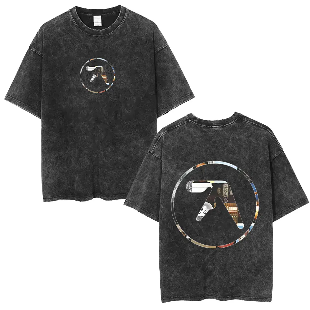 Washed Vintage Aphex Twin Music Album Cover Logo Graphic T Shirt Men Fashion Oversized T-shirt Male Casual Cotton Retro T-shirts
Washed Vintage Aphex Twin Music Album Cover Logo Graphic T Shirt Men Fashion Oversized T-shirt Male Casual Cotton Retro T-shirts