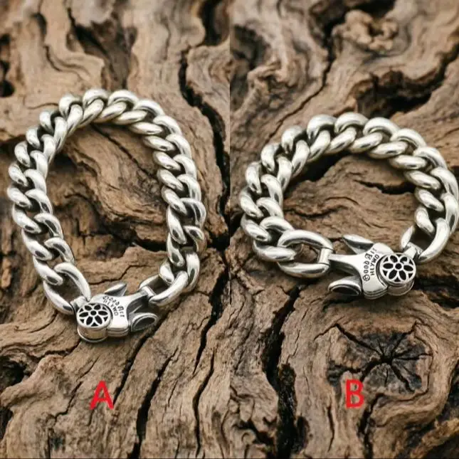 925 sterling silver personalized domineering trendy men's retro smooth whip bracelet handcrafted creative minimalist women's bra
925 sterling silver personalized domineering trendy men's retro smooth whip bracelet handcrafted creative minimalist women's bra