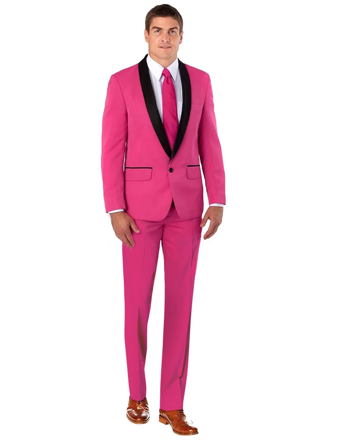 Casual Men's 2 Pieces Shawl Lapel Suits for Men Wedding Business Slim Fit Tuxedos One Button Blazer Pants for Party Prom
Casual Men's 2 Pieces Shawl Lapel Suits for Men Wedding Business Slim Fit Tuxedos One Button Blazer Pants for Party Prom