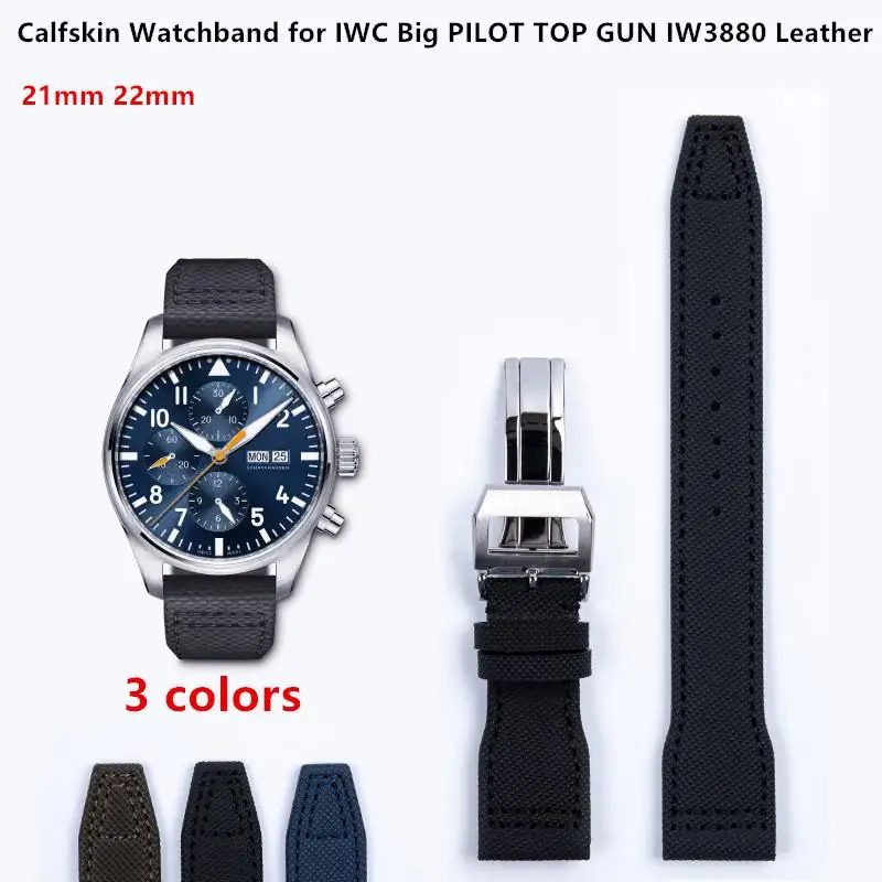 BEFIA 21mm 22mm Quality Fiber Canvas Nylon Watchband For IWC Strap Pilot SPITFIRE MARK 18 Portugieser Portofino TOP GUN IW3777
BEFIA 21mm 22mm Quality Fiber Canvas Nylon Watchband For IWC Strap Pilot SPITFIRE MARK 18 Portugieser Portofino TOP GUN IW3777