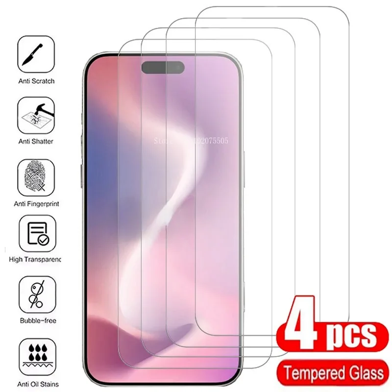 4PCS Tempered Glass For iPhone 14 Pro Max 15 14 Pro 13 Screen Protector for iPhone 11 12 Pro XR XS Max 6 7 8Plus Protective Film
4PCS Tempered Glass For iPhone 14 Pro Max 15 14 Pro 13 Screen Protector for iPhone 11 12 Pro XR XS Max 6 7 8Plus Protective Film