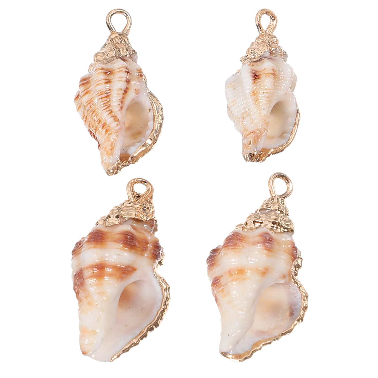 4 Electroplated Conch Shell Charms Pendant Accessories for Wind Chimes Bracelets Sea Shell Keychain Beach Decor Ocean Theme
4 Electroplated Conch Shell Charms Pendant Accessories for Wind Chimes Bracelets Sea Shell Keychain Beach Decor Ocean Theme