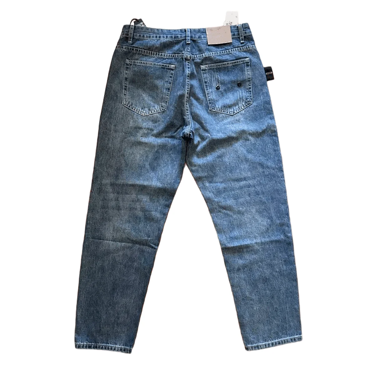 2026 Compass Rose Button Patch Men's Jeans Italian Luxury Brand Style 3 Labels High Street Straight Baggy Denim Pants For Man
2026 Compass Rose Button Patch Men's Jeans Italian Luxury Brand Style 3 Labels High Street Straight Baggy Denim Pants For Man