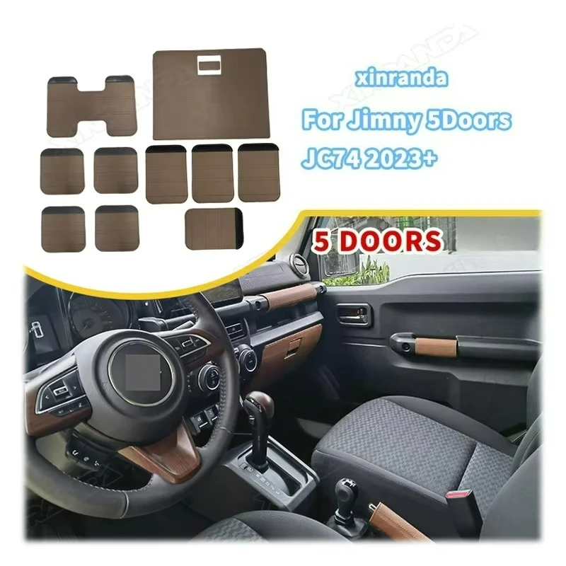 5 Door Accessories Retro Style PU Leather Cover Kit Co Pilot Armrest Top Handle Door Handle Cover for Suzuki Jimny 2024
5 Door Accessories Retro Style PU Leather Cover Kit Co Pilot Armrest Top Handle Door Handle Cover for Suzuki Jimny 2024
