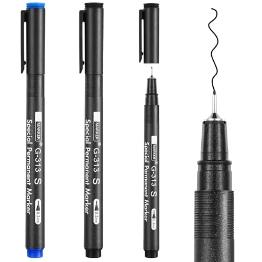 3 Pcs Photo Pen, 0.3mm Photo Marker for Slick Surface Writing, Waterproof, Lightfast, No Penetration, Permanent Marker Suitable
3 Pcs Photo Pen, 0.3mm Photo Marker for Slick Surface Writing, Waterproof, Lightfast, No Penetration, Permanent Marker Suitable